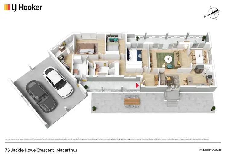 Floorplan of Homely house listing, 76 Jackie Howe Crescent, Macarthur ACT 2904