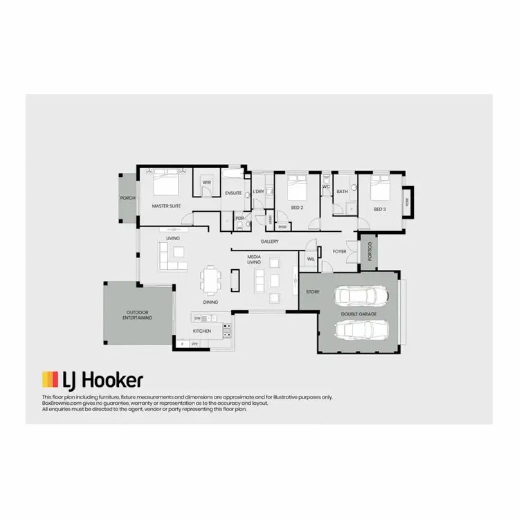 Floorplan of Homely house listing, 19 Aldercress Approach, Dunsborough WA 6281