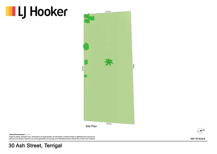 Floorplan of Homely land listing, 30 Ash Street, Terrigal NSW 2260
