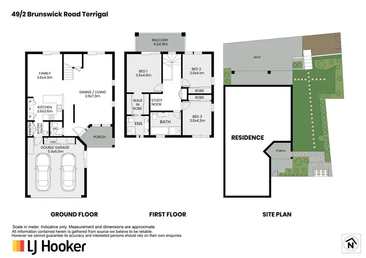 Floorplan of Homely townhouse listing, 49/2 Brunswick Road, Terrigal NSW 2260