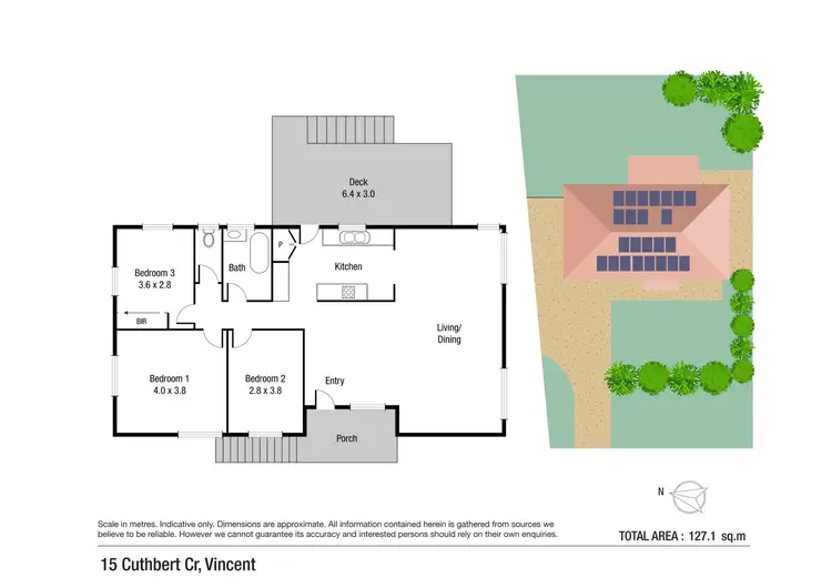 Floorplan of Homely house listing, 15 Cuthbert Street, Vincent QLD 4814