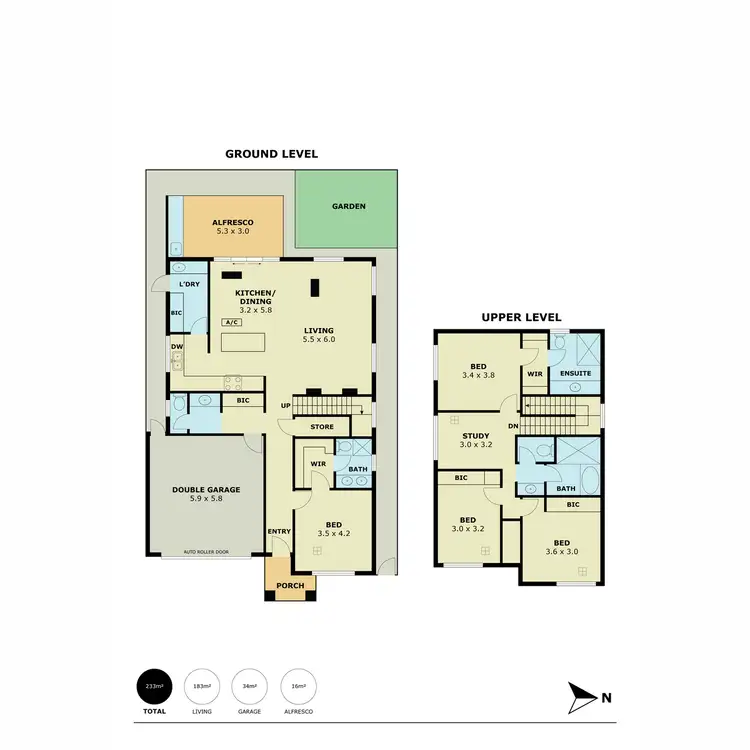 Floorplan of Homely house listing, 6c Quinton Avenue, Tranmere SA 5073