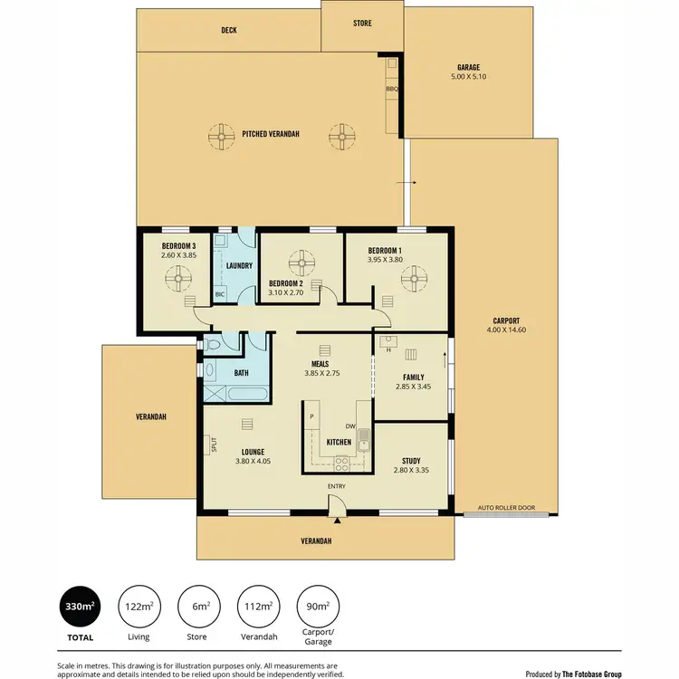 Floorplan of Homely house listing, 8 Elaroo Avenue, Salisbury North SA 5108