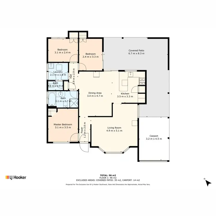 Floorplan of Homely house listing, 23 Black Swan Drive, West Busselton WA 6280