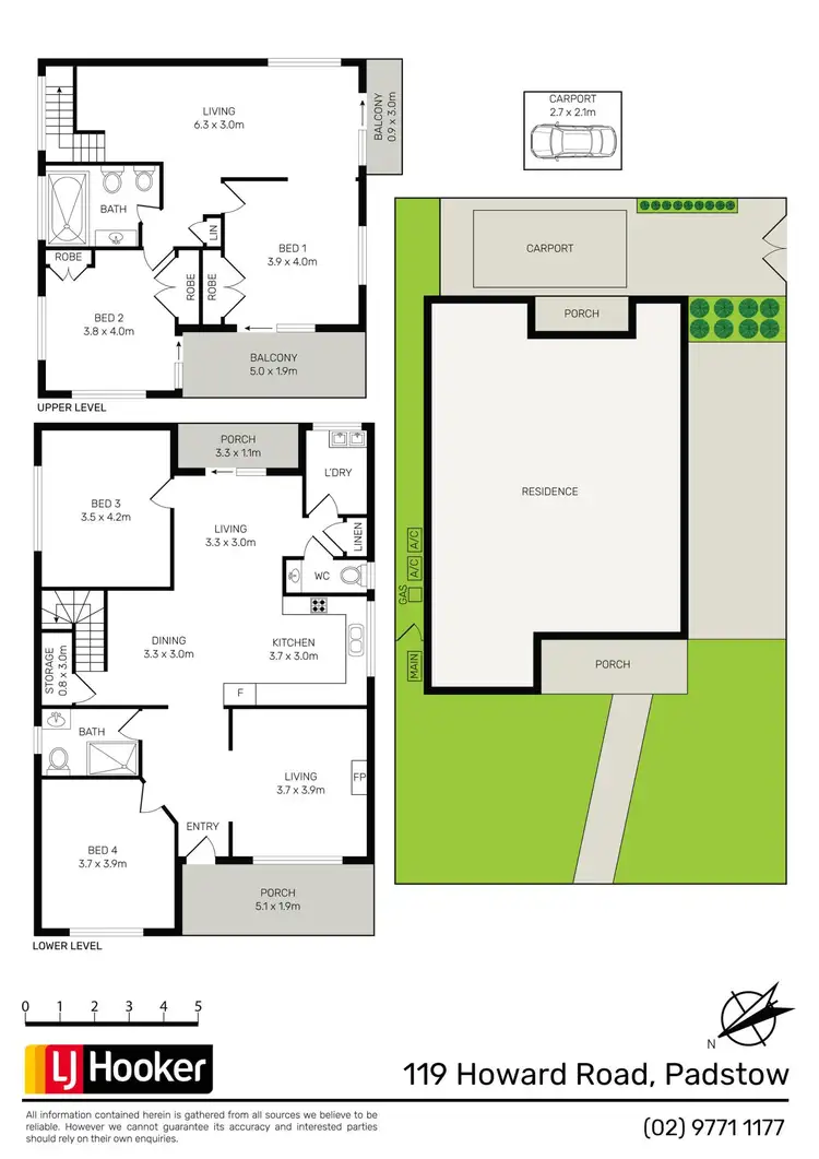 Floorplan of Homely house listing, 119 Howard Road, Padstow NSW 2211