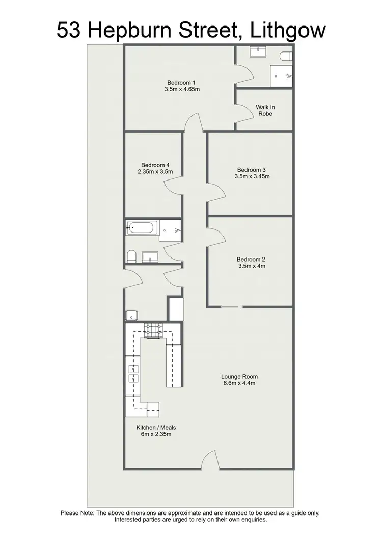 Floorplan of Homely house listing, 53 Hepburn Street, Lithgow NSW 2790