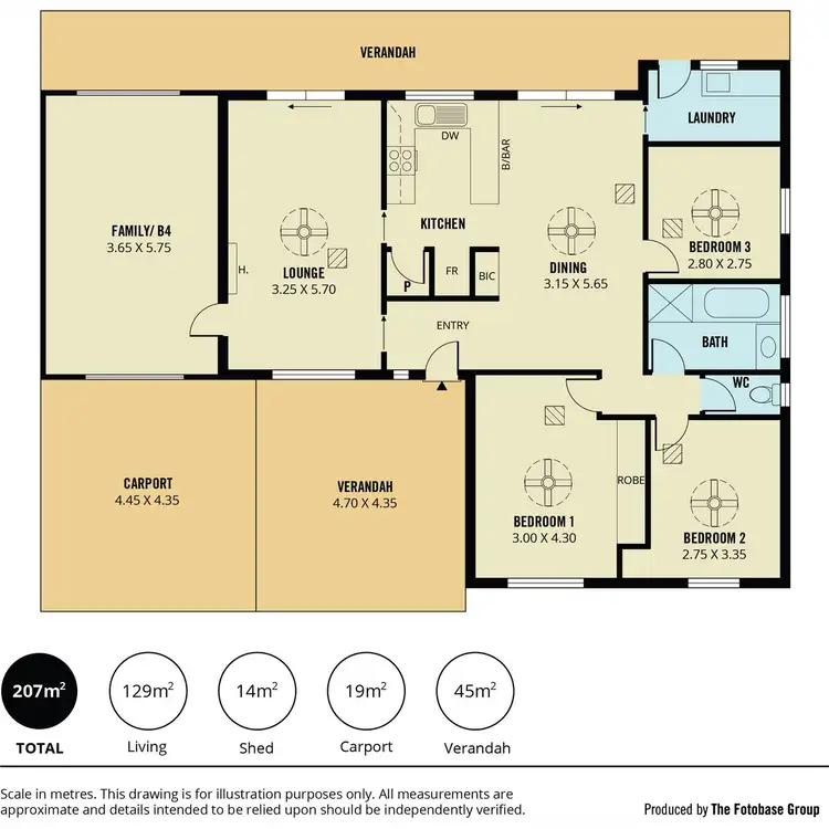 Floorplan of Homely house listing, 318 Grenfell Road, Surrey Downs SA 5126