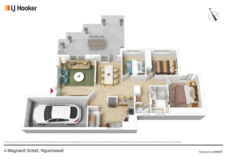 Floorplan of Homely house listing, 4 Maynard Street, Ngunnawal ACT 2913