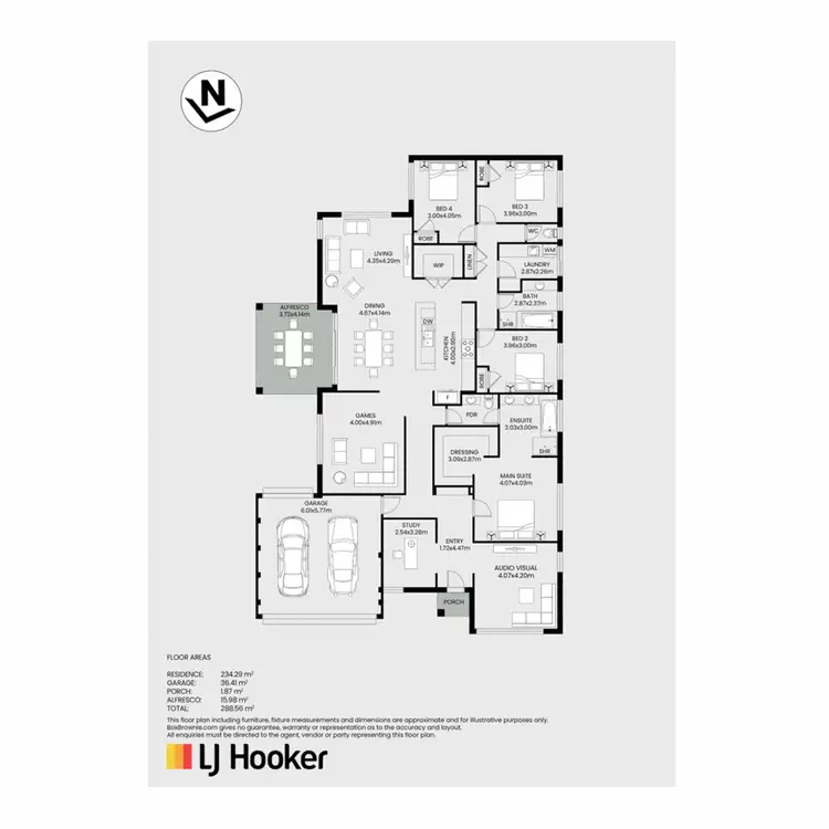 Floorplan of Homely house listing, 62 Monclair Circuit, Dunsborough WA 6281