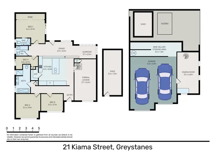 Floorplan of Homely house listing, 21 Kiama Street, Greystanes NSW 2145