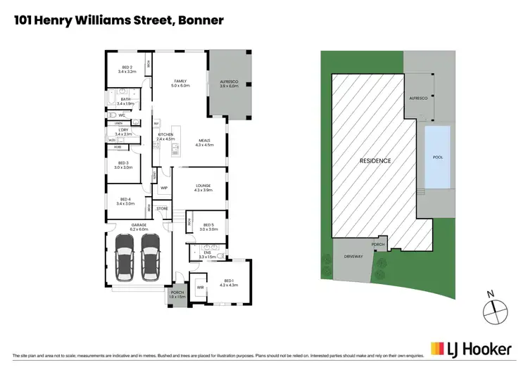 Floorplan of Homely house listing, 101 Henry Williams Street, Bonner ACT 2914