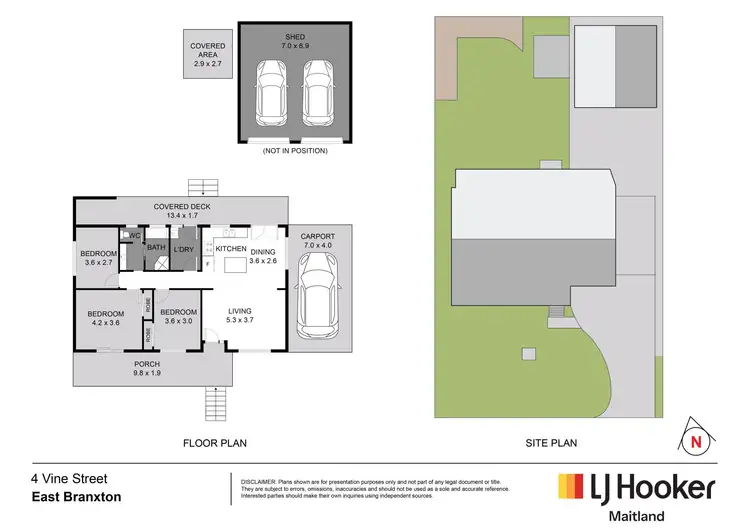 Floorplan of Homely house listing, 4 Vine Street, East Branxton NSW 2335