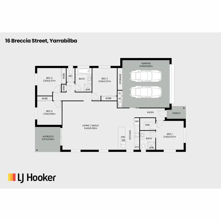 Floorplan of Homely house listing, 16 Breccia Street, Yarrabilba QLD 4207