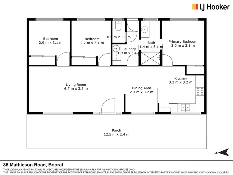 Floorplan of Homely house listing, 85 Mathiesen Road, Booral QLD 4655