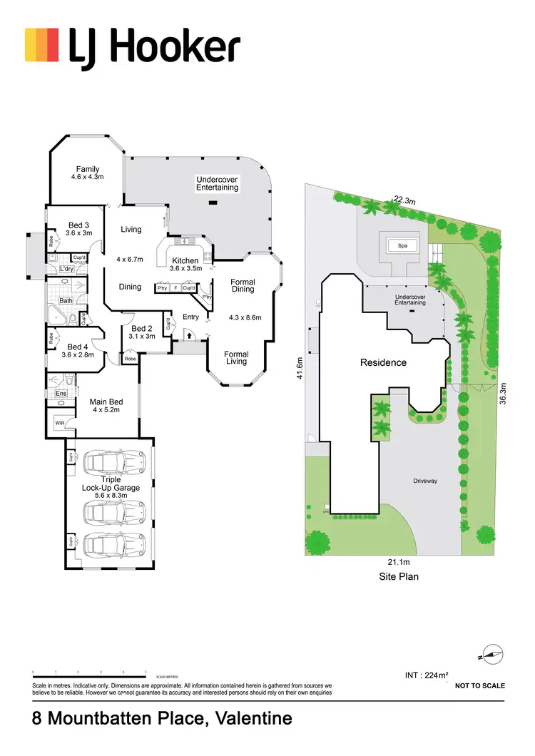Floorplan of Homely house listing, 8 Mountbatten Place, Valentine NSW 2280