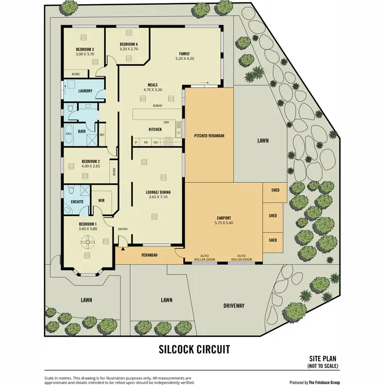 Floorplan of Homely house listing, 1 Silcock Circuit, Greenwith SA 5125