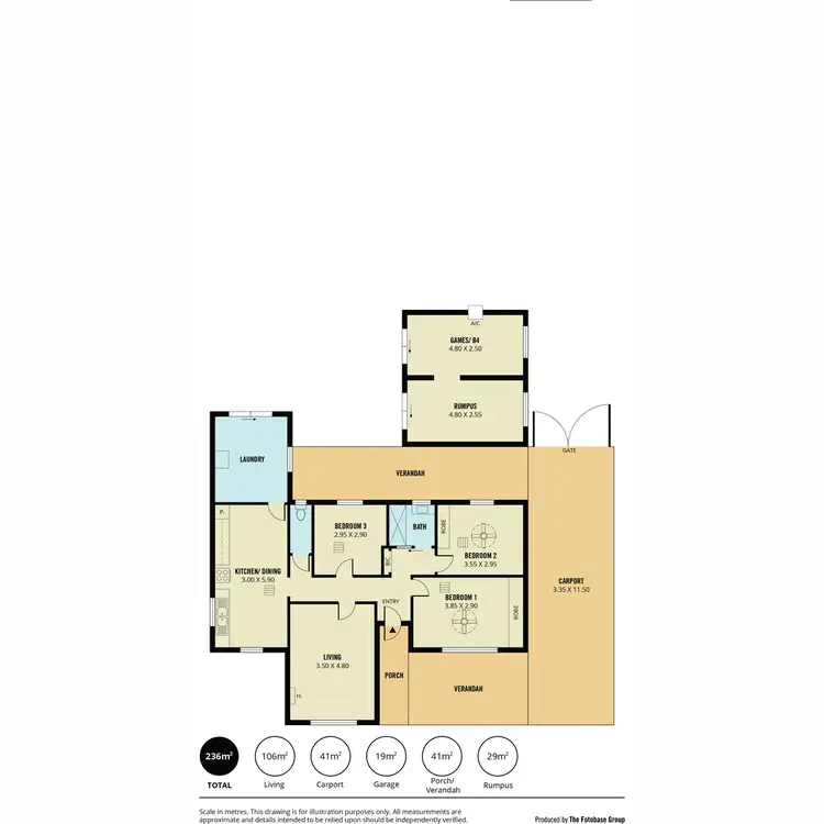 Floorplan of Homely house listing, 22 McKenzie Road, Elizabeth Downs SA 5113