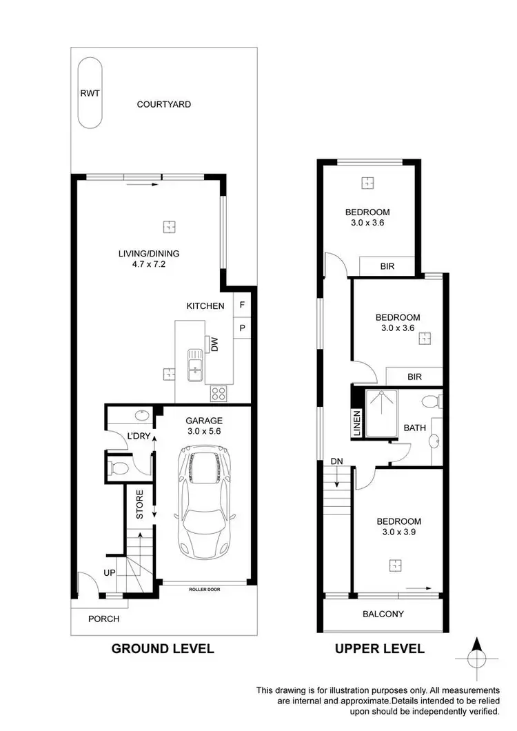 Floorplan of Homely townhouse listing, 6/7 Devonport Terrace, Ovingham SA 5082
