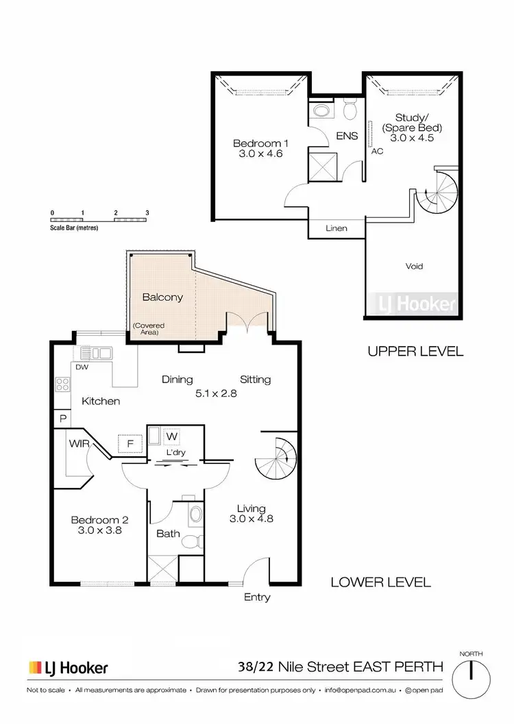 Floorplan of Homely apartment listing, 38/22 Nile Street, East Perth WA 6004