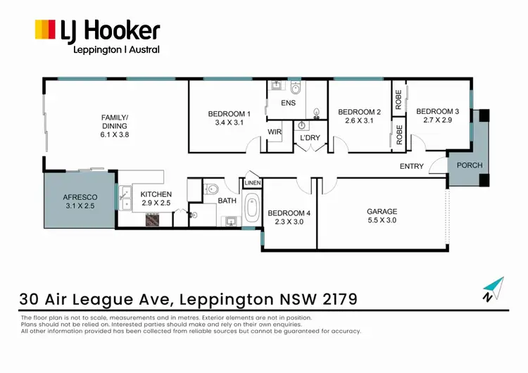 Floorplan of Homely house listing, 30 Air League Avenue, Leppington NSW 2179