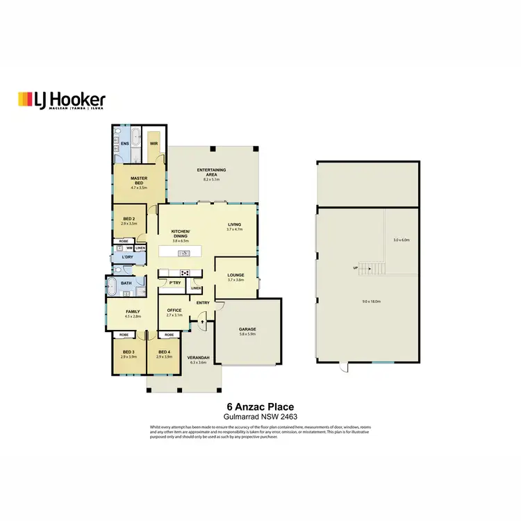 Floorplan of Homely house listing, 6 Anzac Place, Gulmarrad NSW 2463