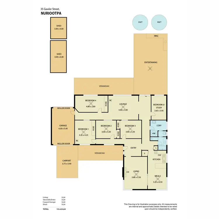 Floorplan of Homely house listing, 35 Gawler Street, Nuriootpa SA 5355