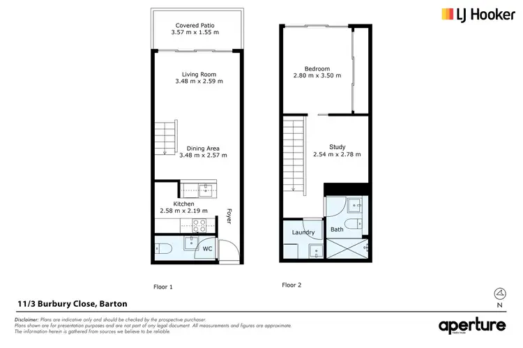Floorplan of Homely unit listing, 11/3 Burbury Close, Barton ACT 2600