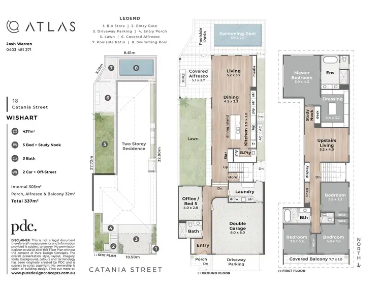 Floorplan of Homely house listing, 18 Catania Street, Wishart QLD 4122