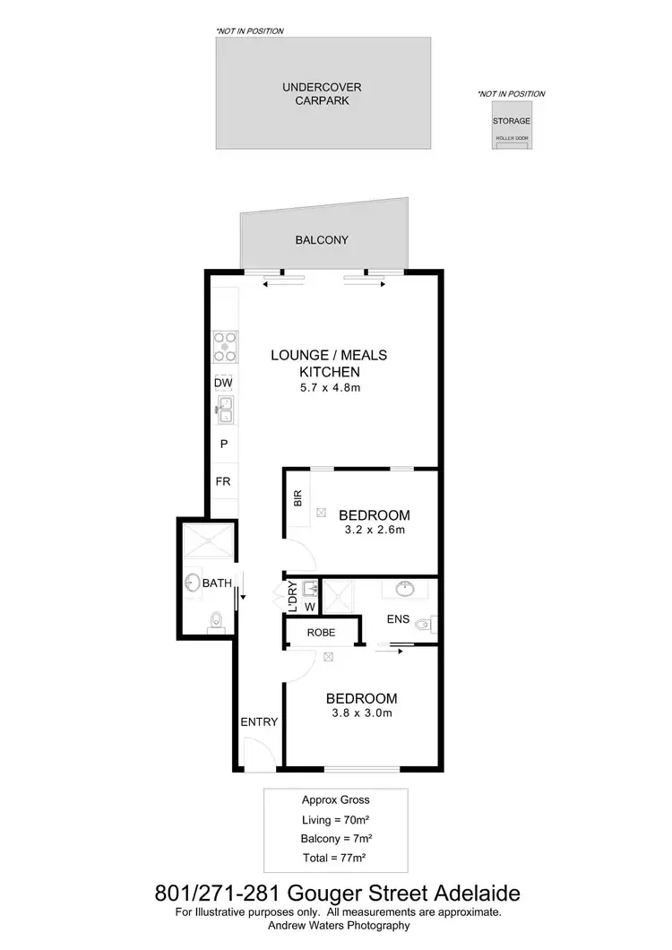 Floorplan of Homely apartment listing, 801/271-281 Gouger Street, Adelaide SA 5000