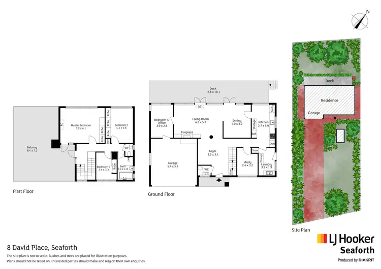 Floorplan of Homely house listing, 8 David Place, Seaforth NSW 2092