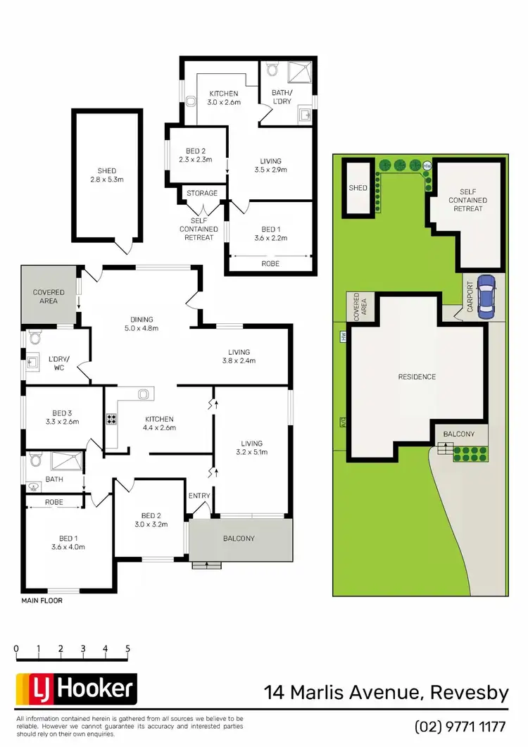 Floorplan of Homely house listing, 14 Marlis Avenue, Revesby NSW 2212