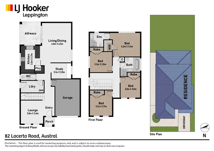 Floorplan of Homely house listing, 82 Lacerta Road, Austral NSW 2179