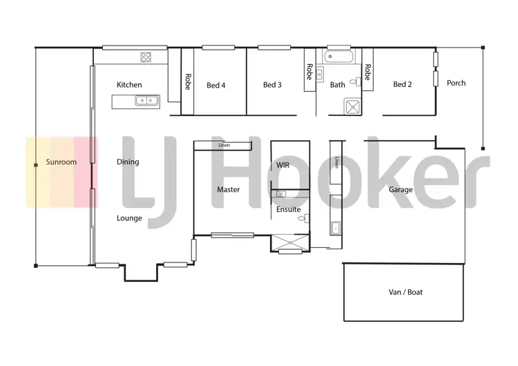 Floorplan of Homely house listing, 22 Josephine Boulevard, Harrington NSW 2427
