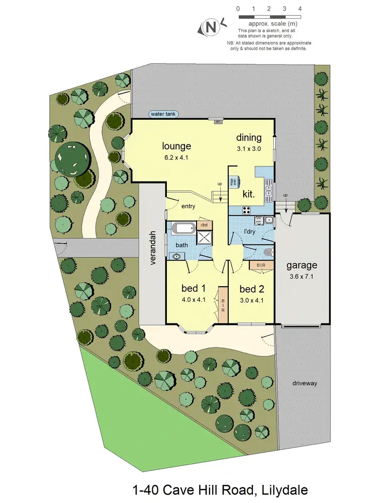Floorplan of Homely house listing, 1/40 Cavehill Road, Lilydale VIC 3140
