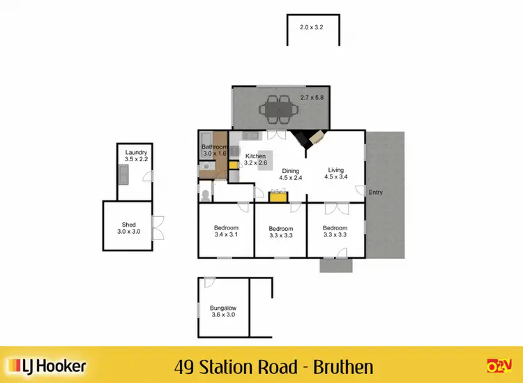 Floorplan of Homely house listing, 49 Station Road, Bruthen VIC 3885