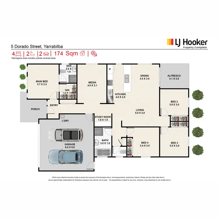 Floorplan of Homely house listing, 5 Dorado Street, Yarrabilba QLD 4207