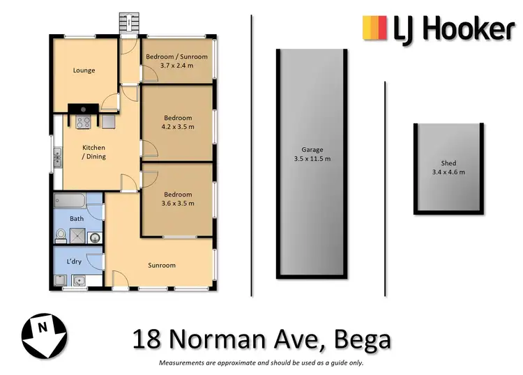 Floorplan of Homely house listing, 18 Norman Avenue, Bega NSW 2550