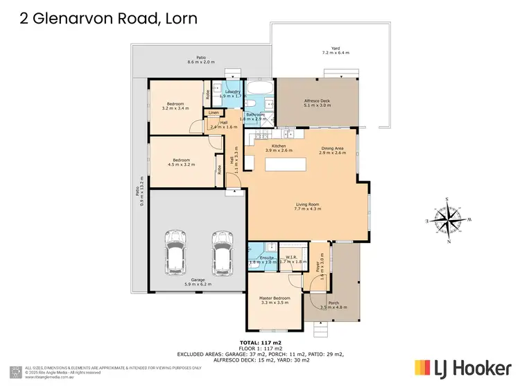 Floorplan of Homely house listing, 2 Glenarvon Road, Lorn NSW 2320