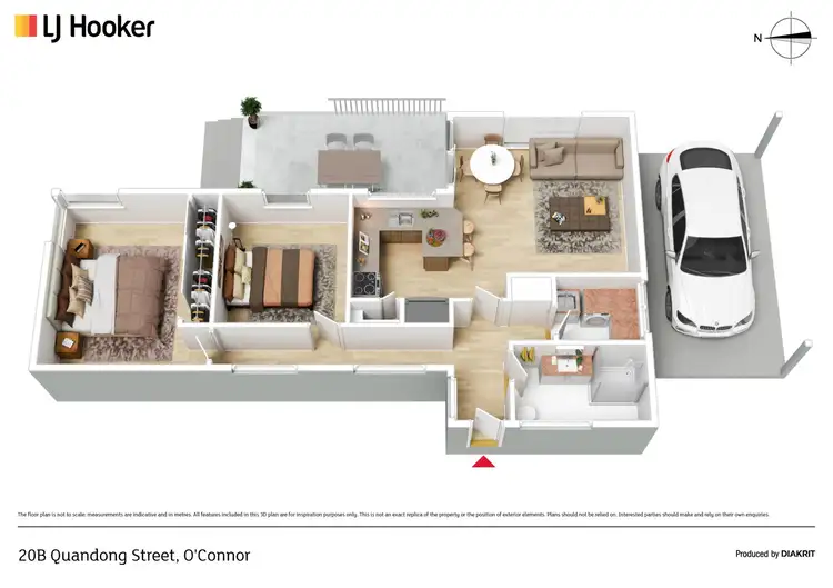 Floorplan of Homely house listing, 20B Quandong Street, O'connor ACT 2602