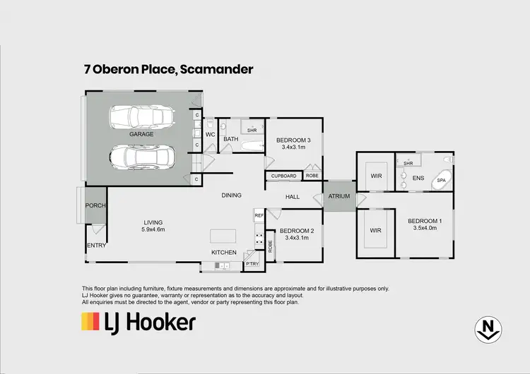 Floorplan of Homely house listing, 7 Oberon Place, Scamander TAS 7215