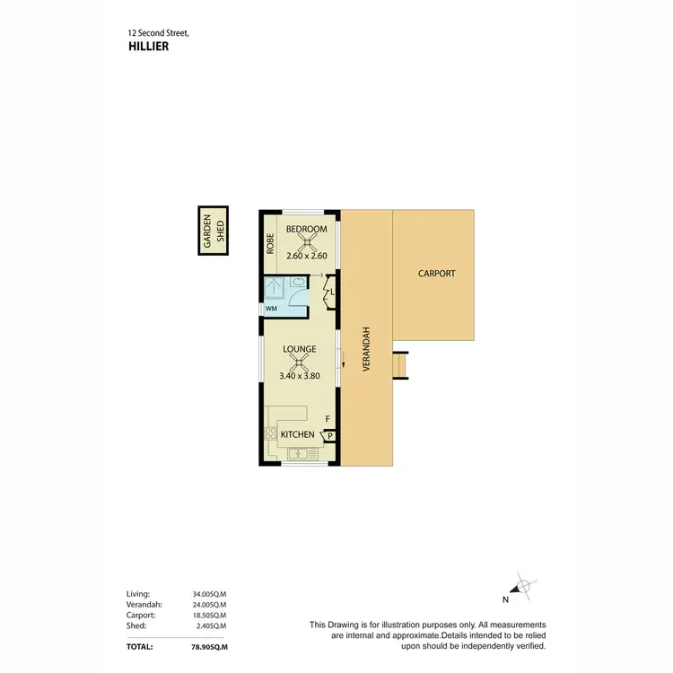 Floorplan of Homely house listing, Site 12 Second Street, Hillier Park, Hillier SA 5116