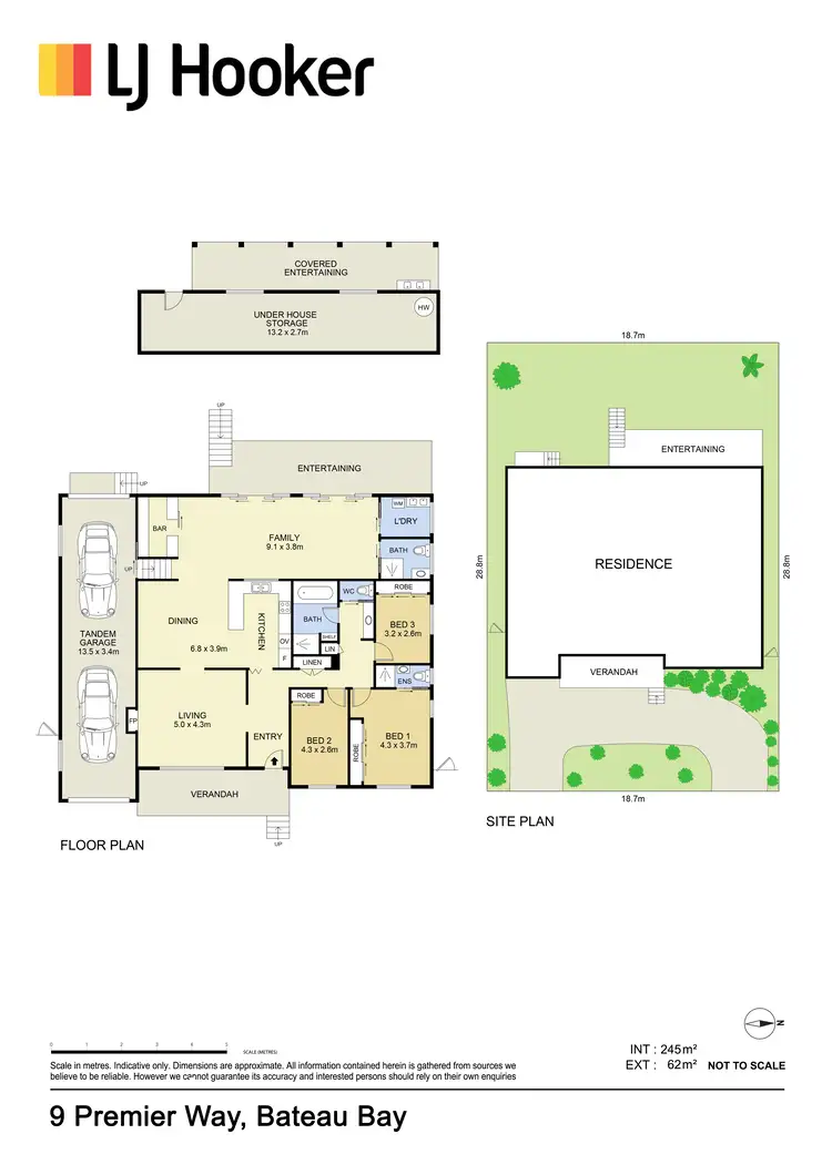 Floorplan of Homely house listing, 9 Premier Way, Bateau Bay NSW 2261