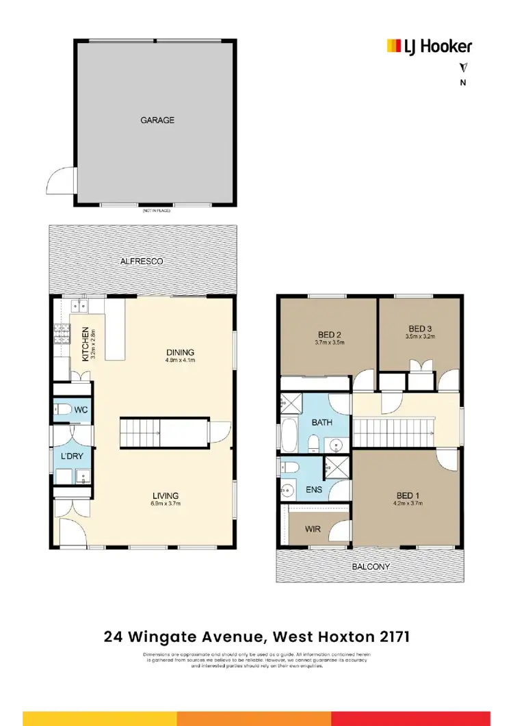 Floorplan of Homely house listing, 24 Wingate Avenue, West Hoxton NSW 2171