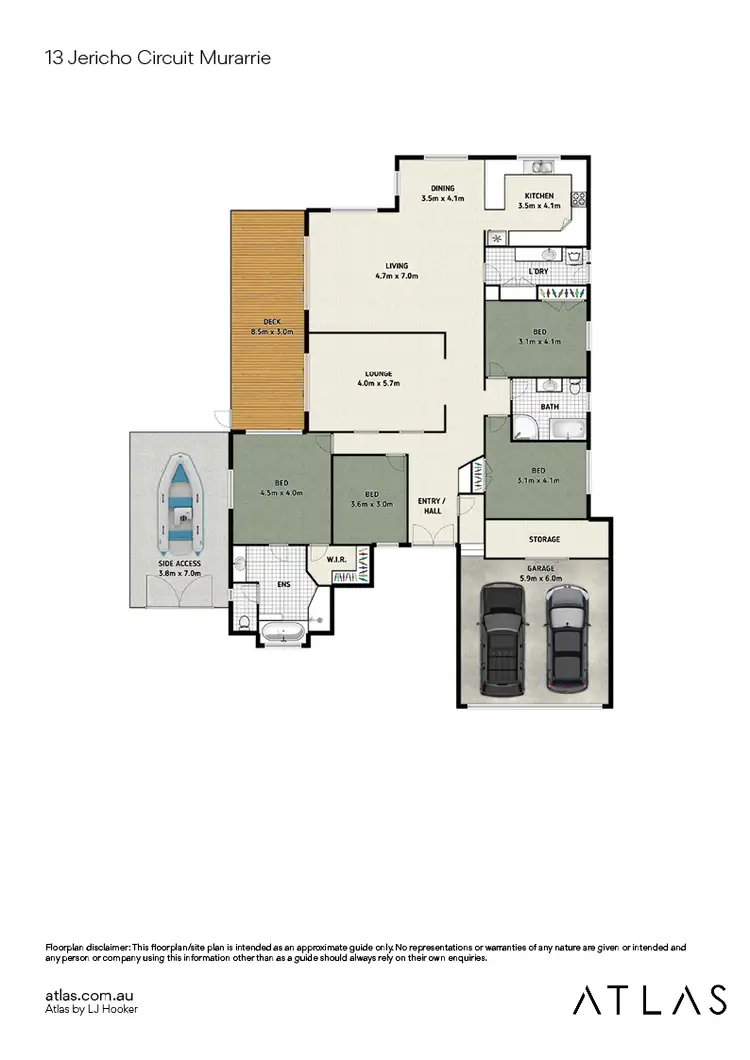 Floorplan of Homely house listing, 13 Jericho Circuit, Murarrie QLD 4172
