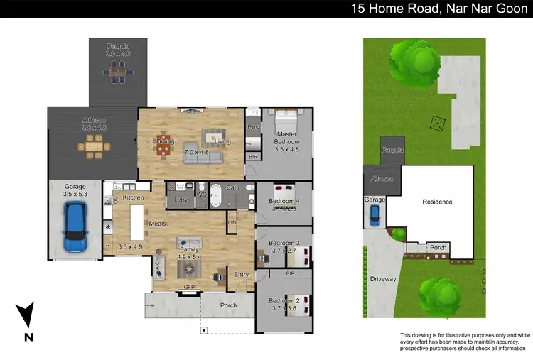 Floorplan of Homely house listing, 15 Home Road, Nar Nar Goon VIC 3812