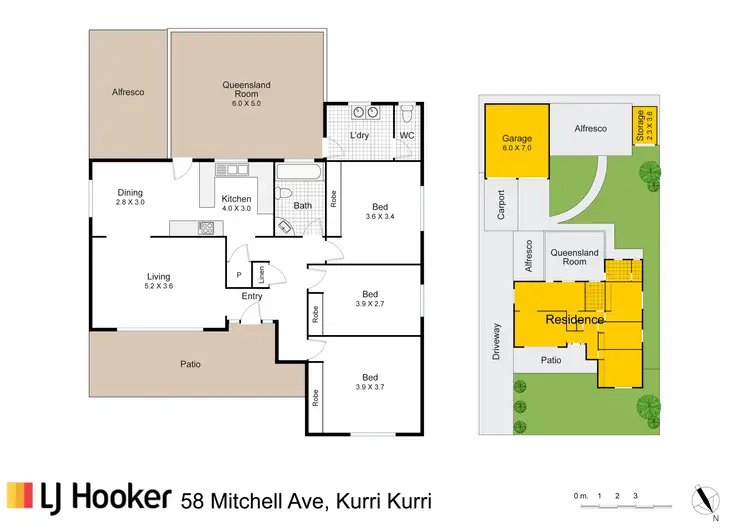Floorplan of Homely house listing, 58 Mitchell Avenue, Kurri Kurri NSW 2327