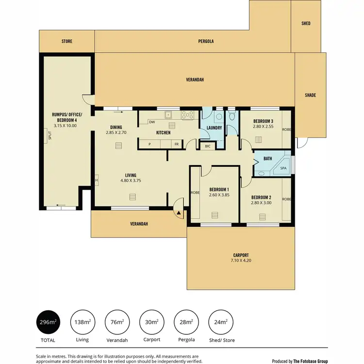 Floorplan of Homely house listing, 5 Phillips Avenue, Para Hills SA 5096