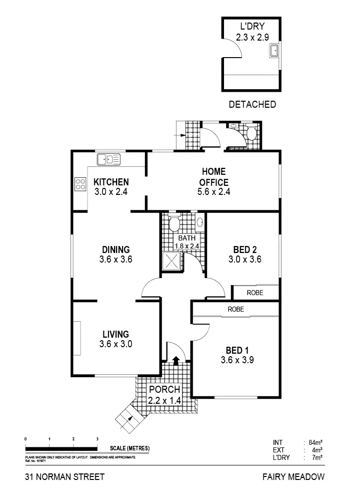 Floorplan of Homely house listing, 31 & 33 Norman Street, Fairy Meadow NSW 2519