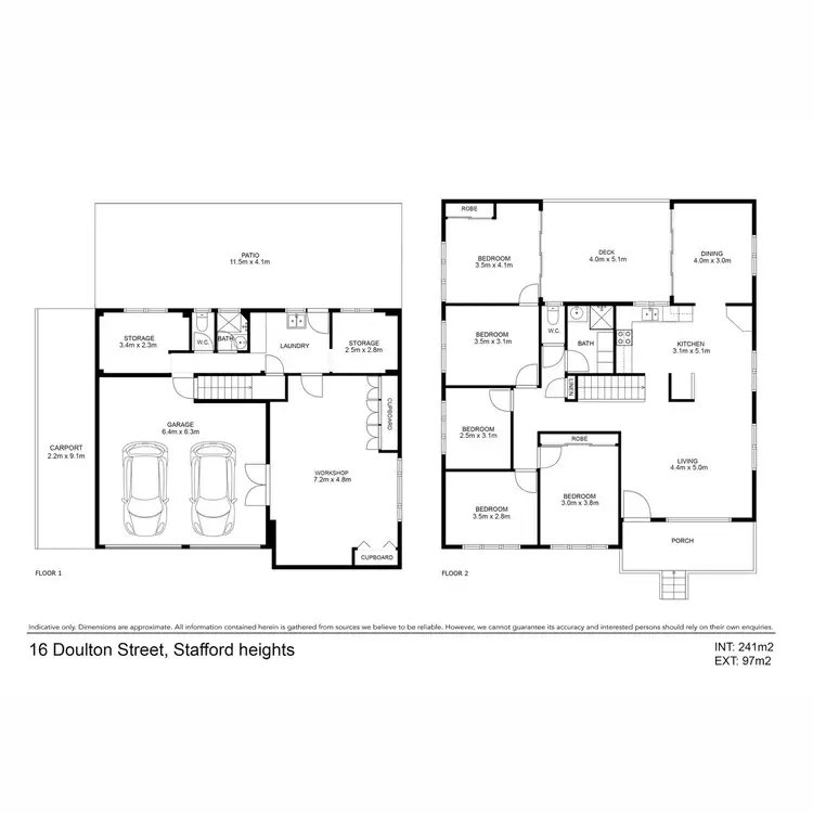 Floorplan of Homely house listing, 16 Doulton Street, Stafford Heights QLD 4053