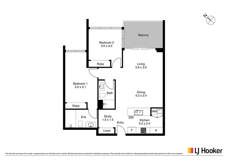 Floorplan of Homely apartment listing, 22/9 Irving Street, Phillip ACT 2606